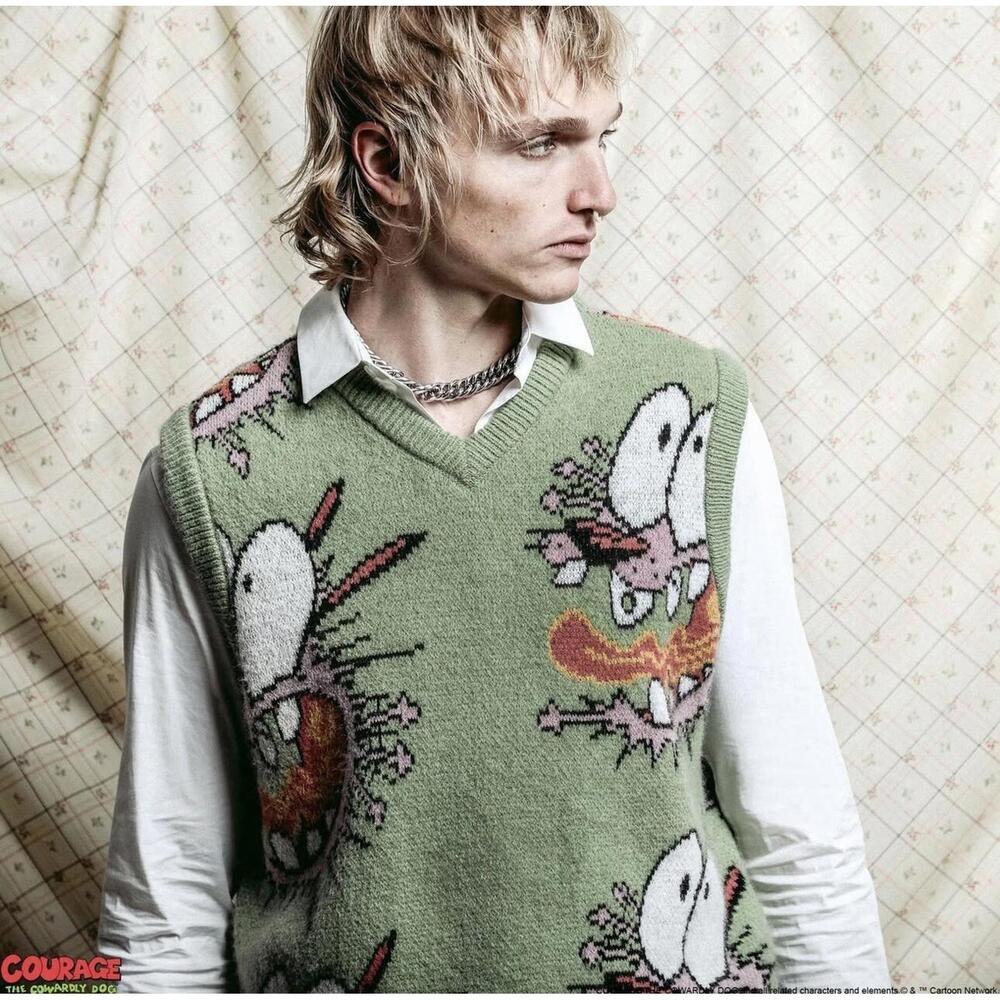 Dumbgood Courage The Cowardly Dog Vest Size Xl